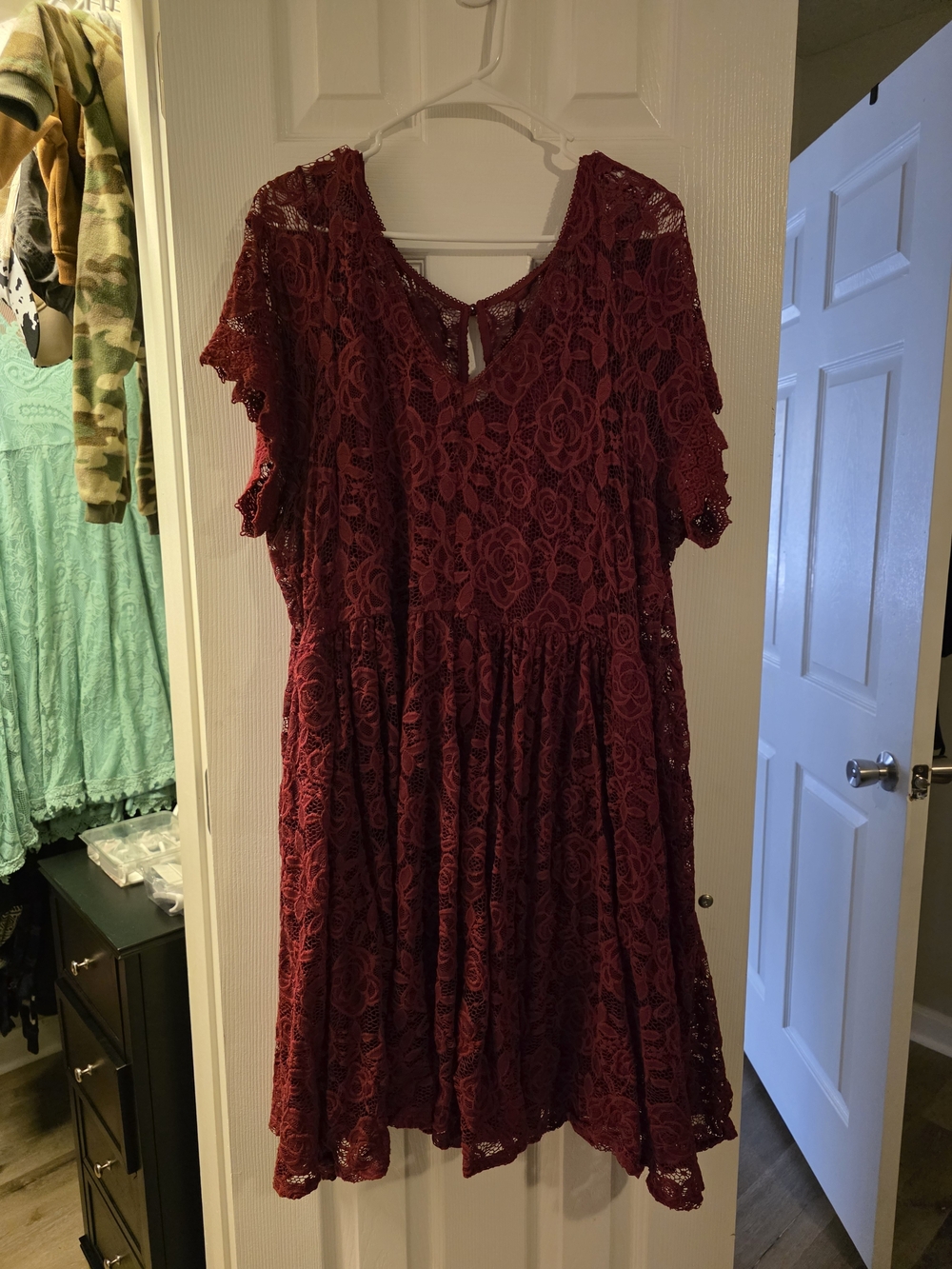 torrid Burgundy Lace Dress